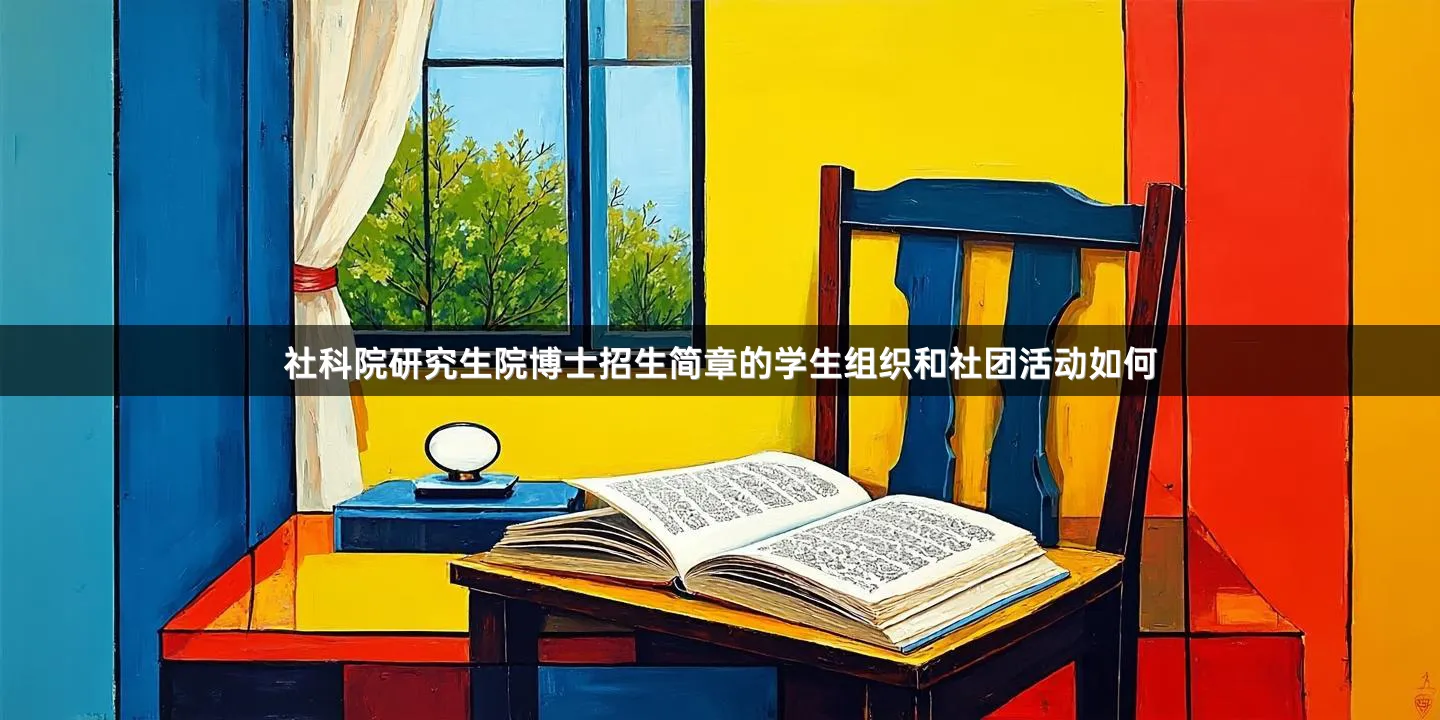 社科院研究生院博士招生简章的学生组织和社团活动如何