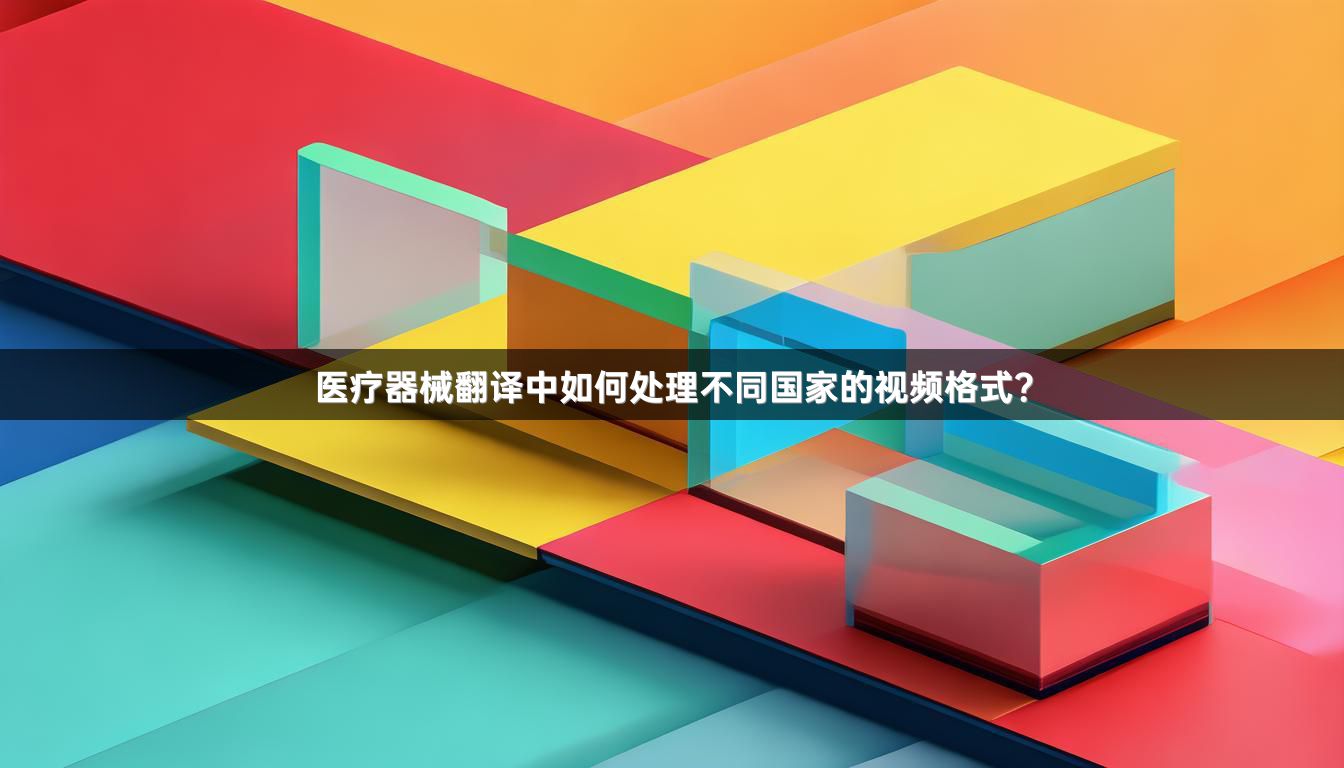 医疗器械翻译中如何处理不同国家的视频格式？