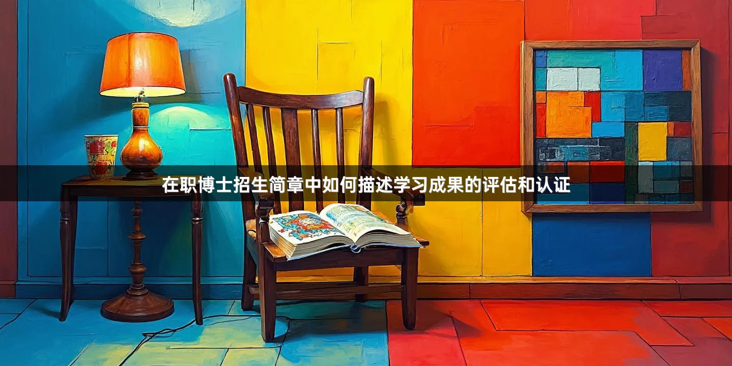 在职博士招生简章中如何描述学习成果的评估和认证