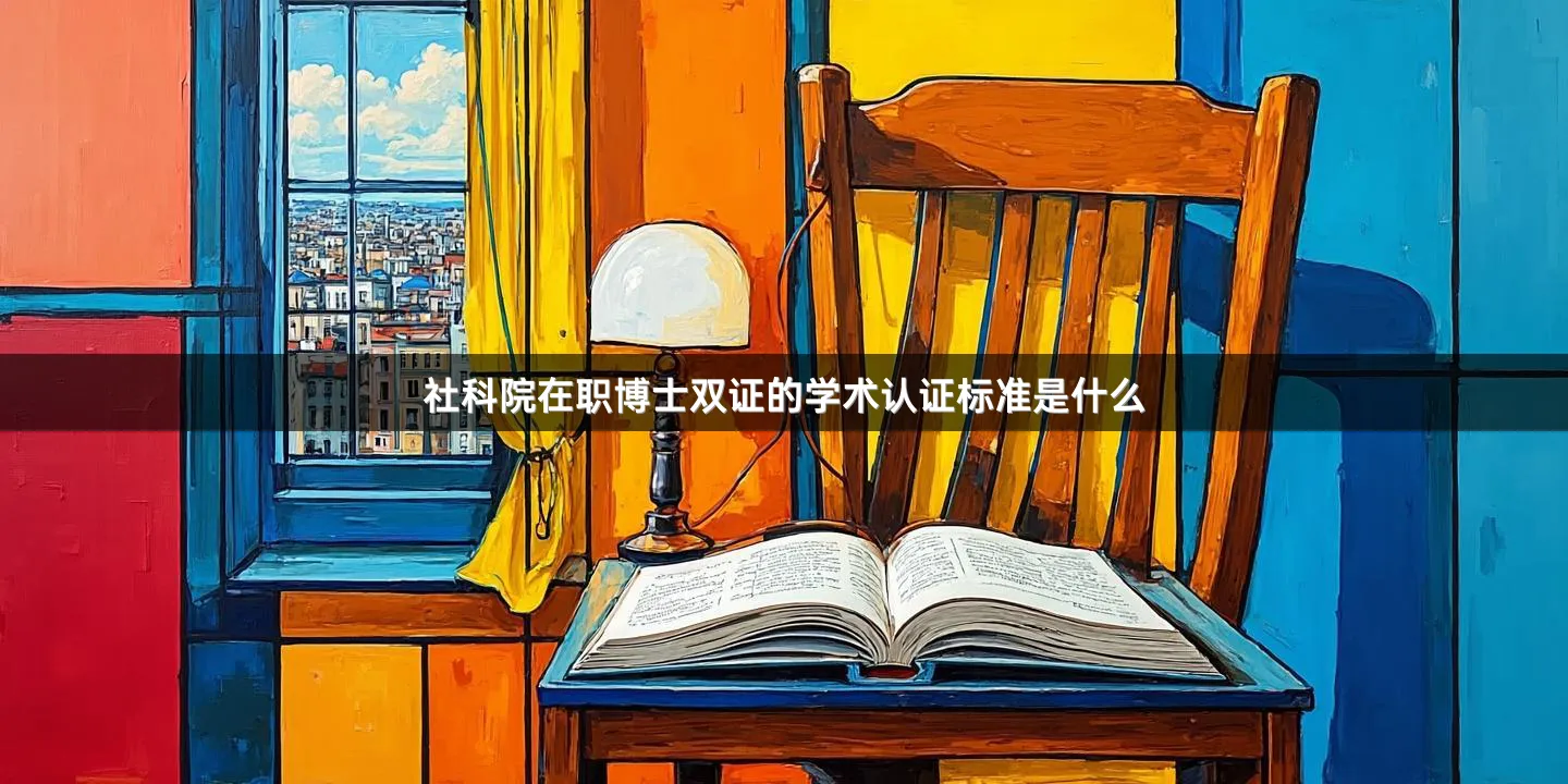 社科院在职博士双证的学术认证标准是什么