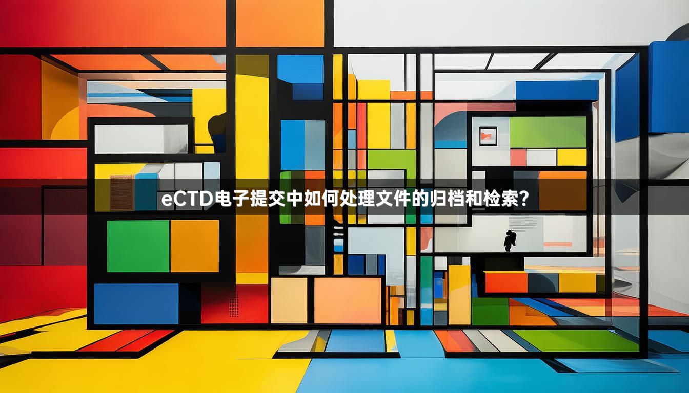 eCTD电子提交中如何处理文件的归档和检索？