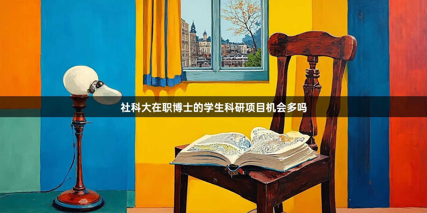 社科大在职博士的学生科研项目机会多吗