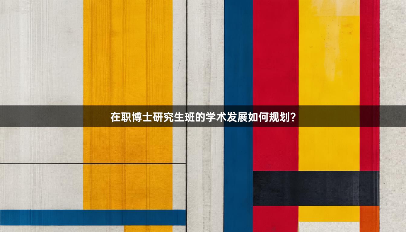 在职博士研究生班的学术发展如何规划？