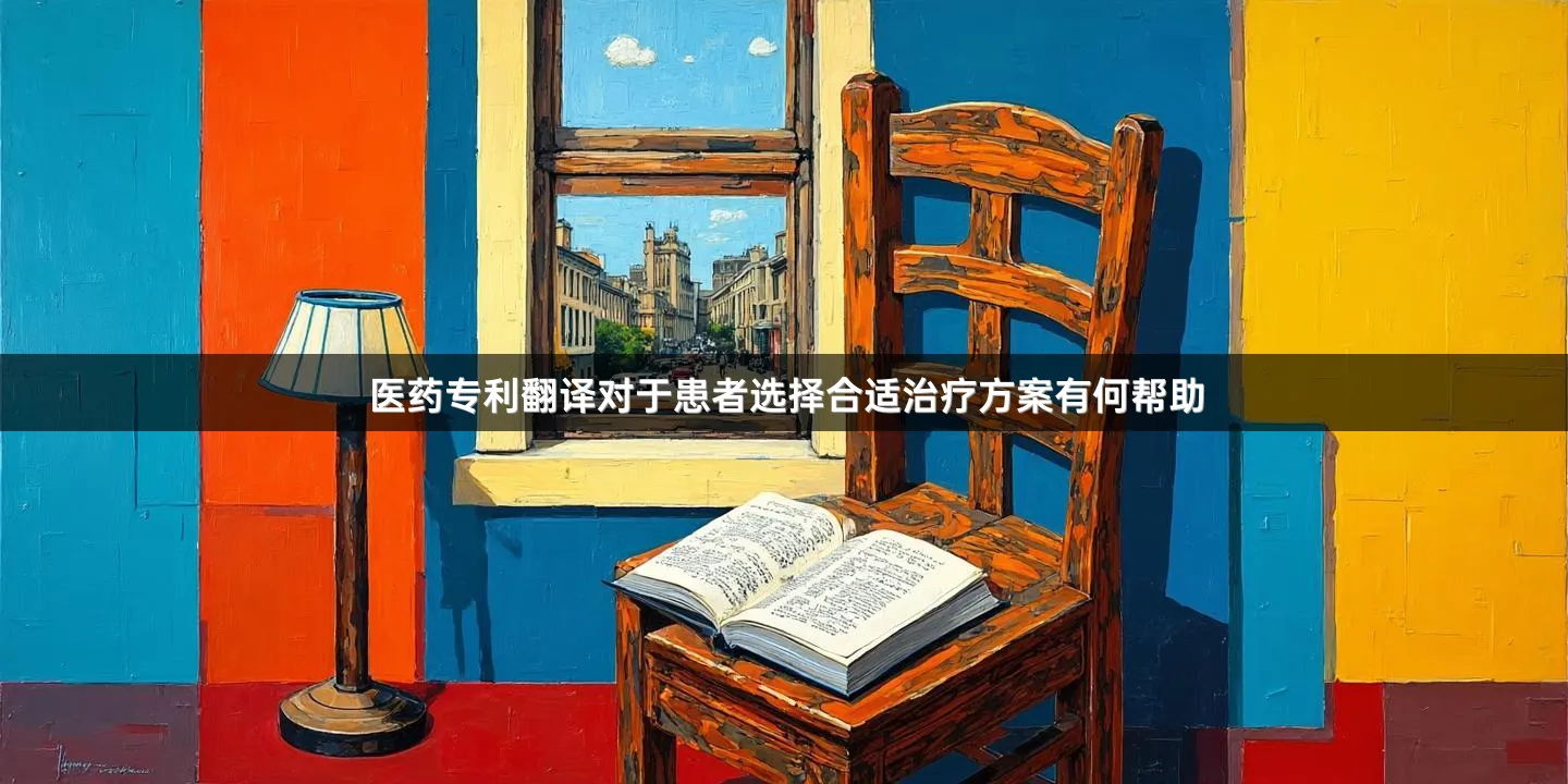 医药专利翻译对于患者选择合适治疗方案有何帮助