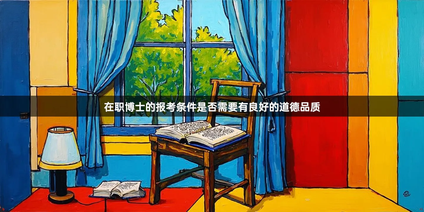 在职博士的报考条件是否需要有良好的道德品质