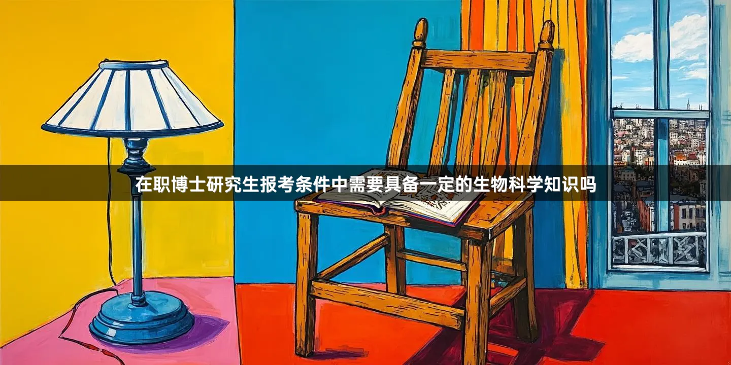 在职博士研究生报考条件中需要具备一定的生物科学知识吗