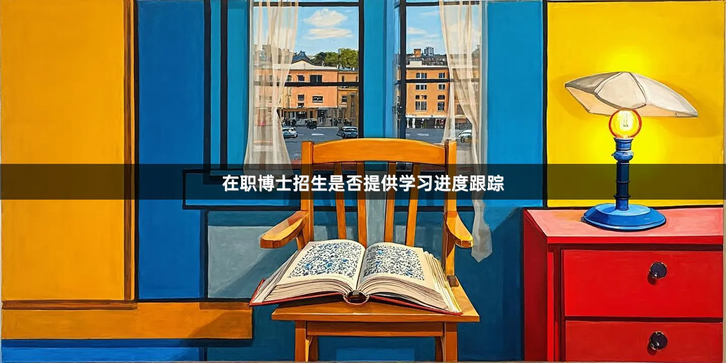 在职博士招生是否提供学习进度跟踪