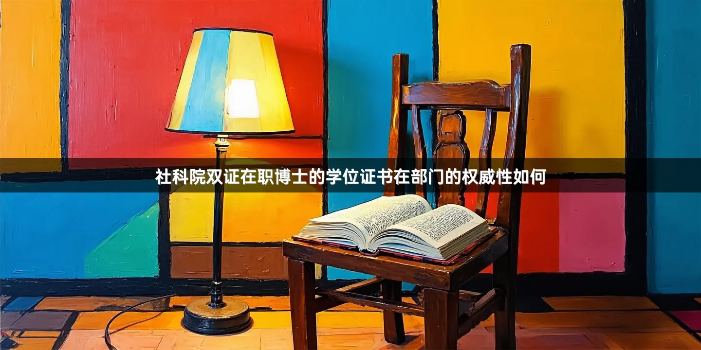 社科院双证在职博士的学位证书在部门的权威性如何