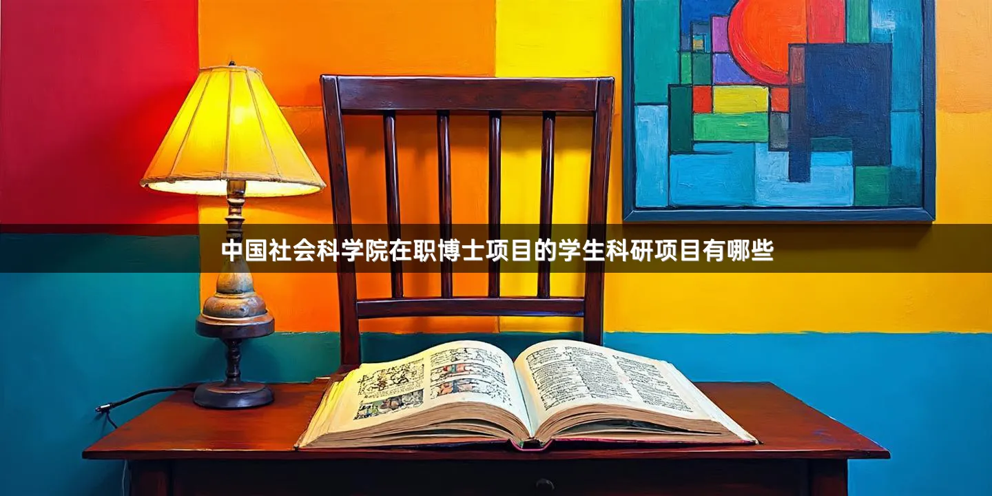 中国社会科学院在职博士项目的学生科研项目有哪些