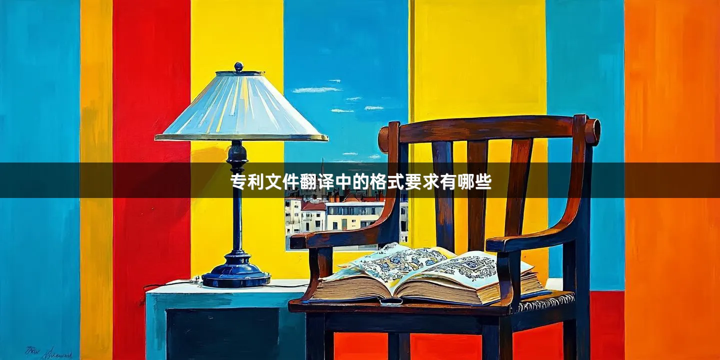 专利文件翻译中的格式要求有哪些