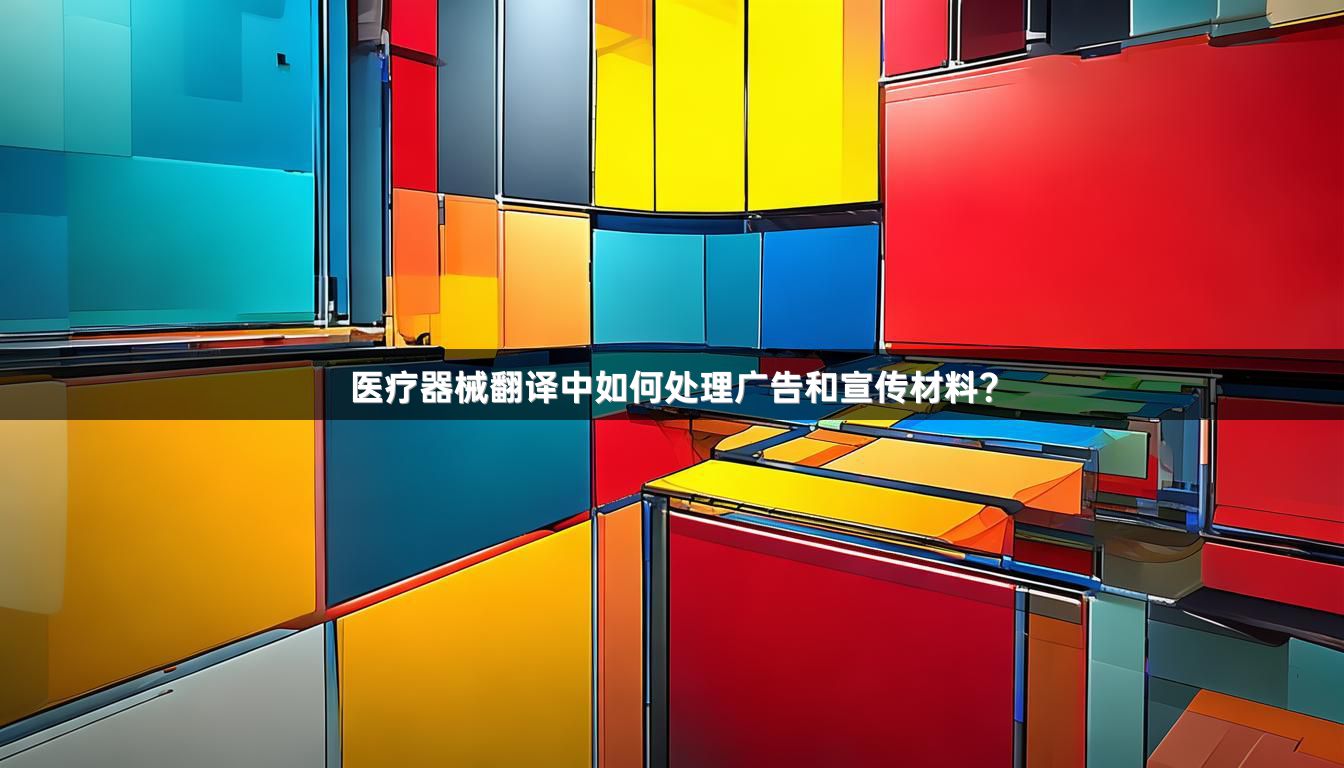医疗器械翻译中如何处理广告和宣传材料？