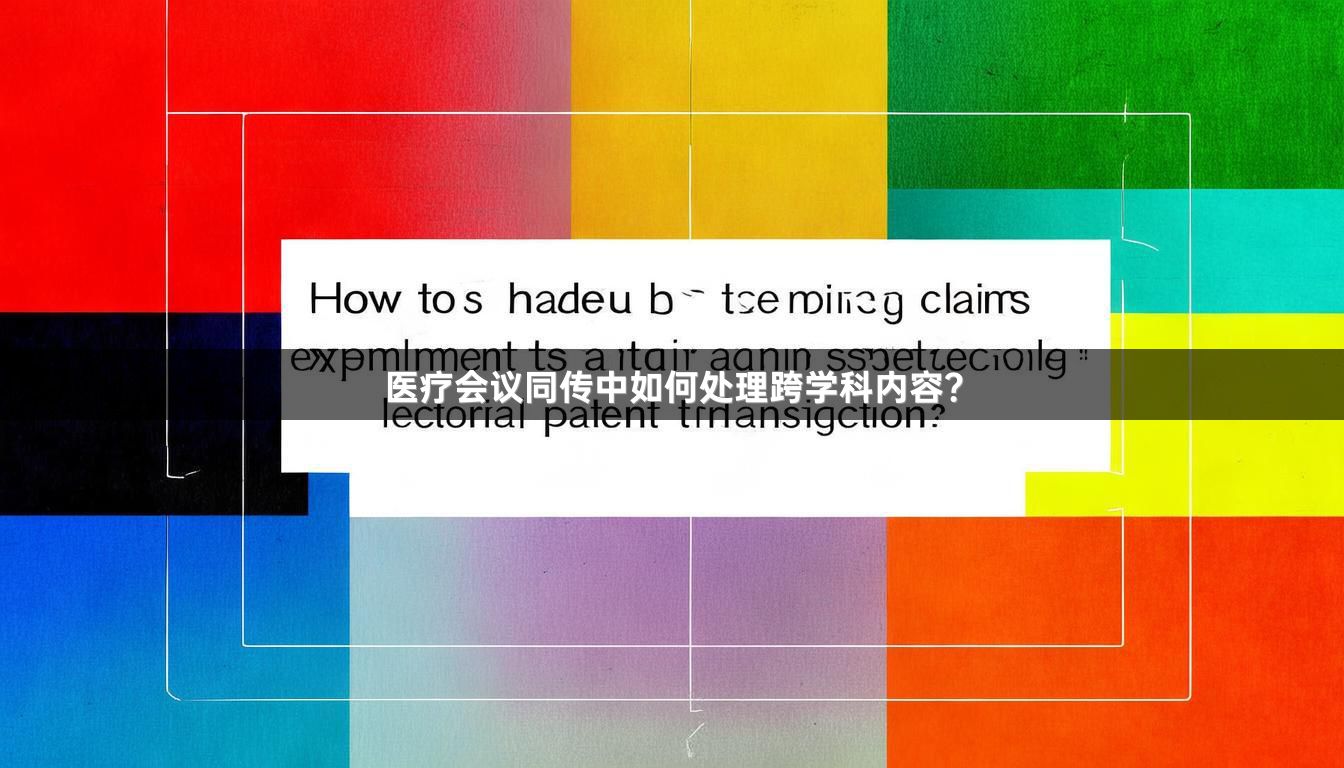 醫(yī)療會(huì)議同傳中如何處理跨學(xué)科內(nèi)容？