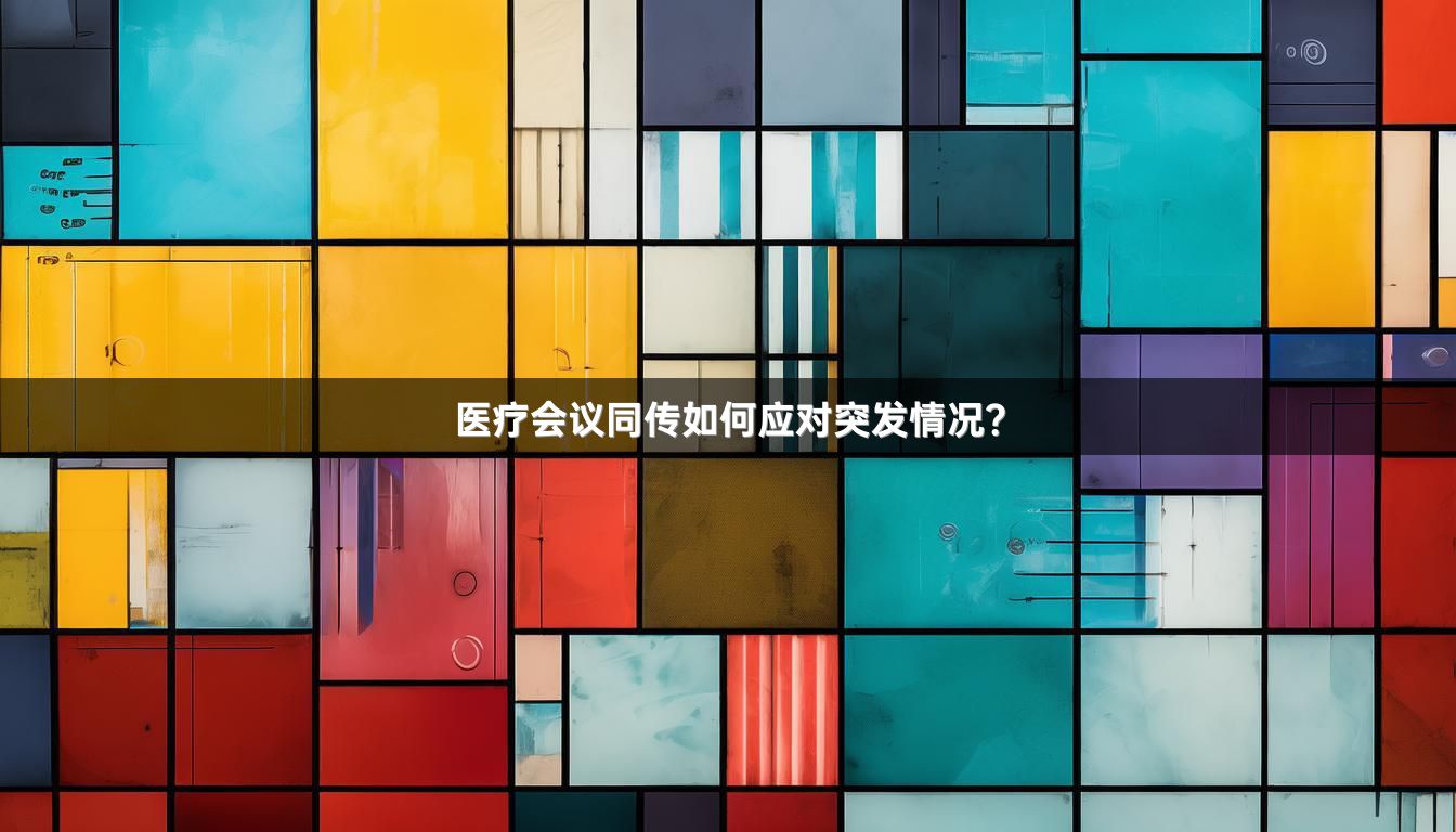 医疗会议同传如何应对突发情况？