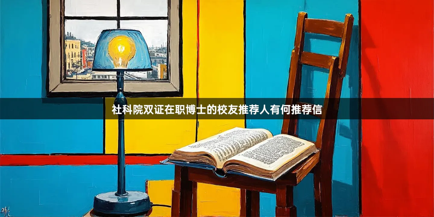 社科院双证在职博士的校友推荐人有何推荐信