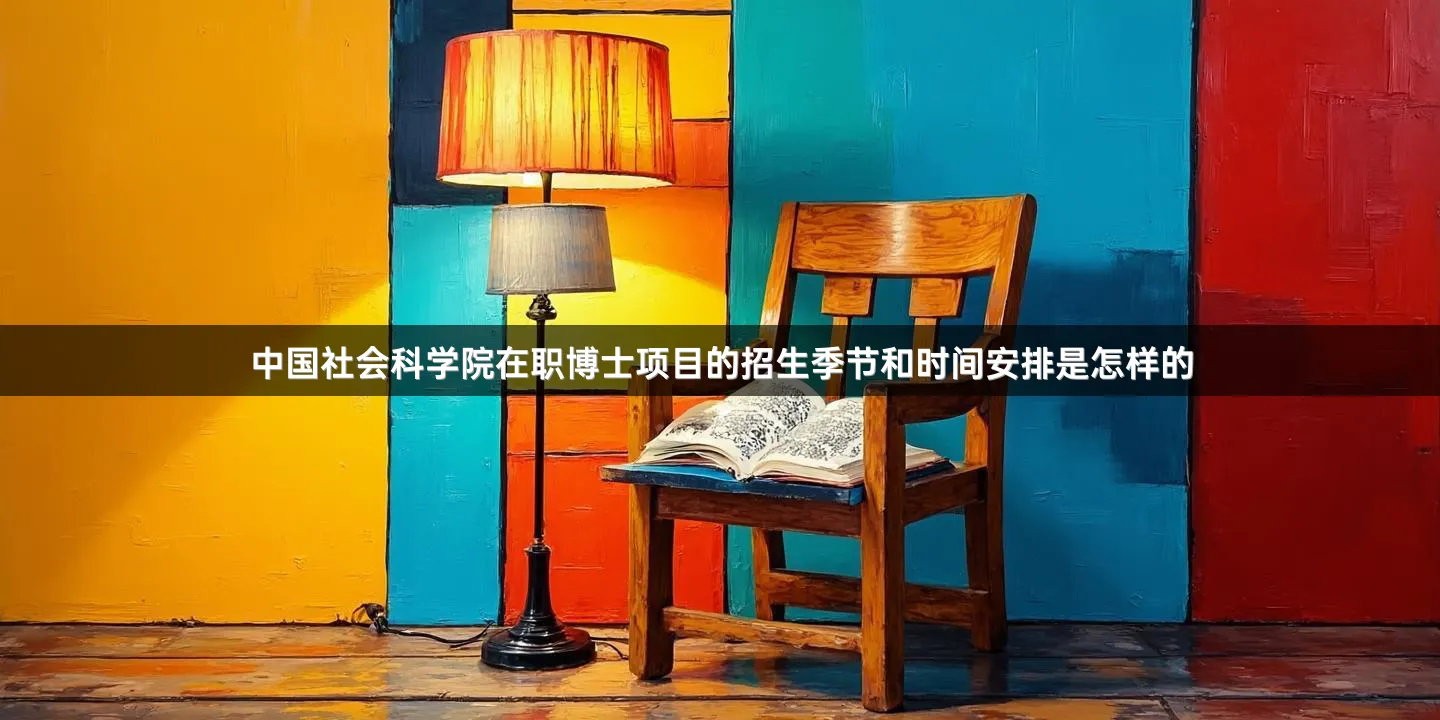 中国社会科学院在职博士项目的招生季节和时间安排是怎样的