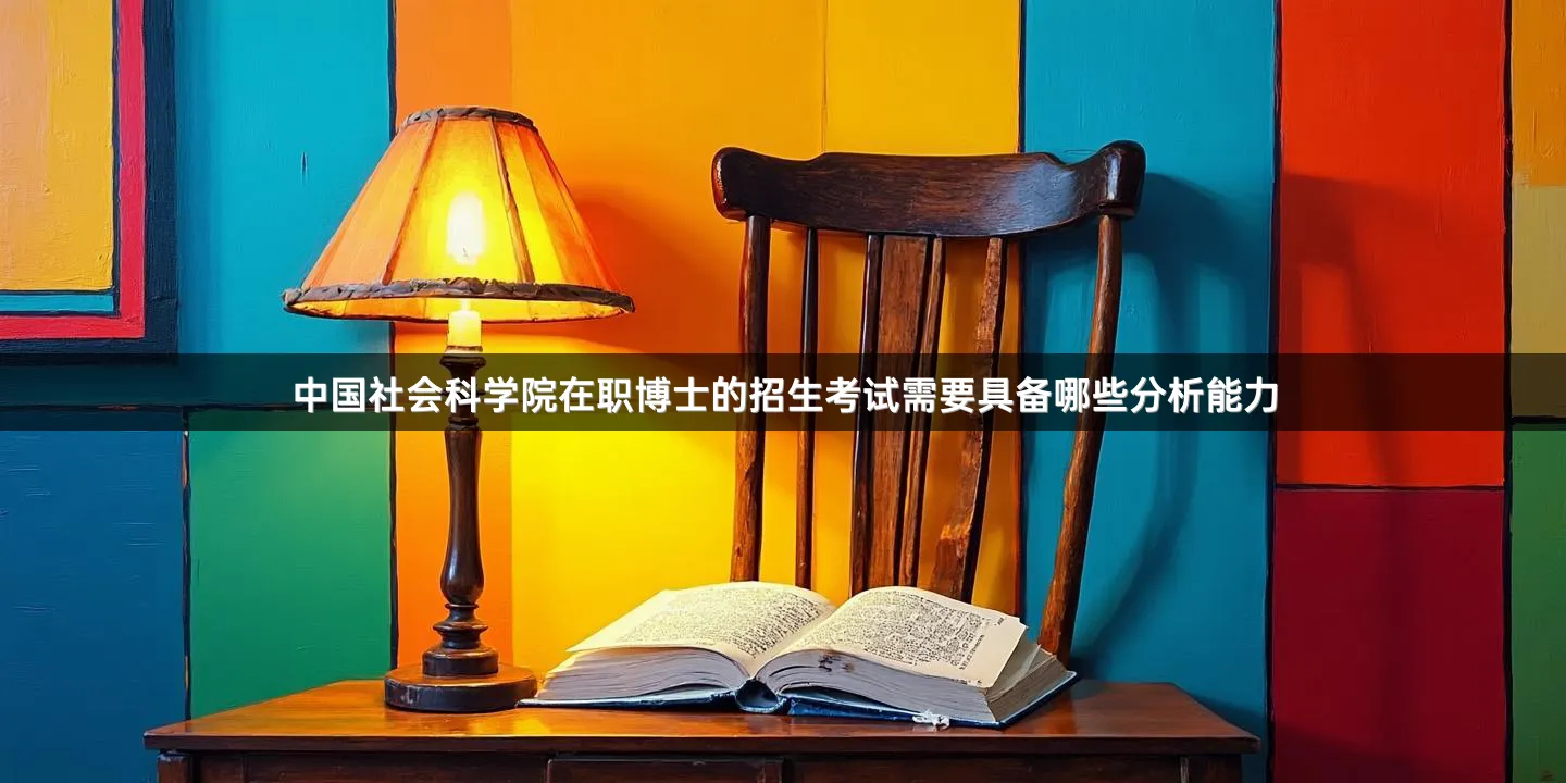 中国社会科学院在职博士的招生考试需要具备哪些分析能力