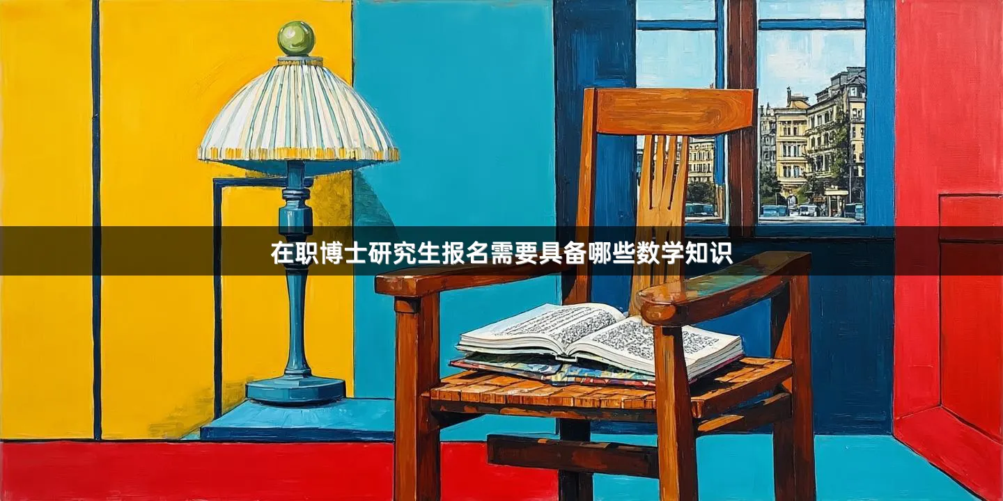 在职博士研究生报名需要具备哪些数学知识