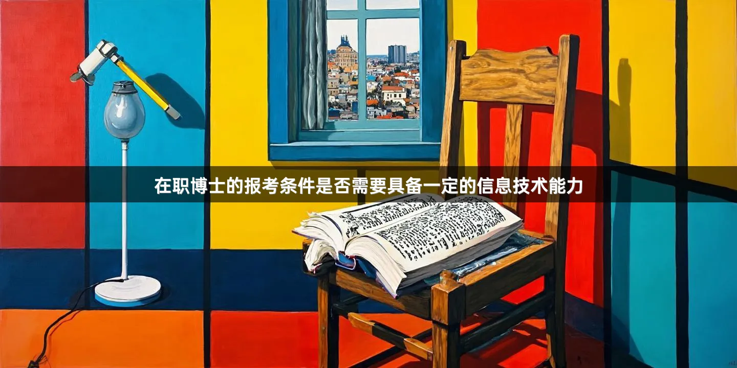 在职博士的报考条件是否需要具备一定的信息技术能力