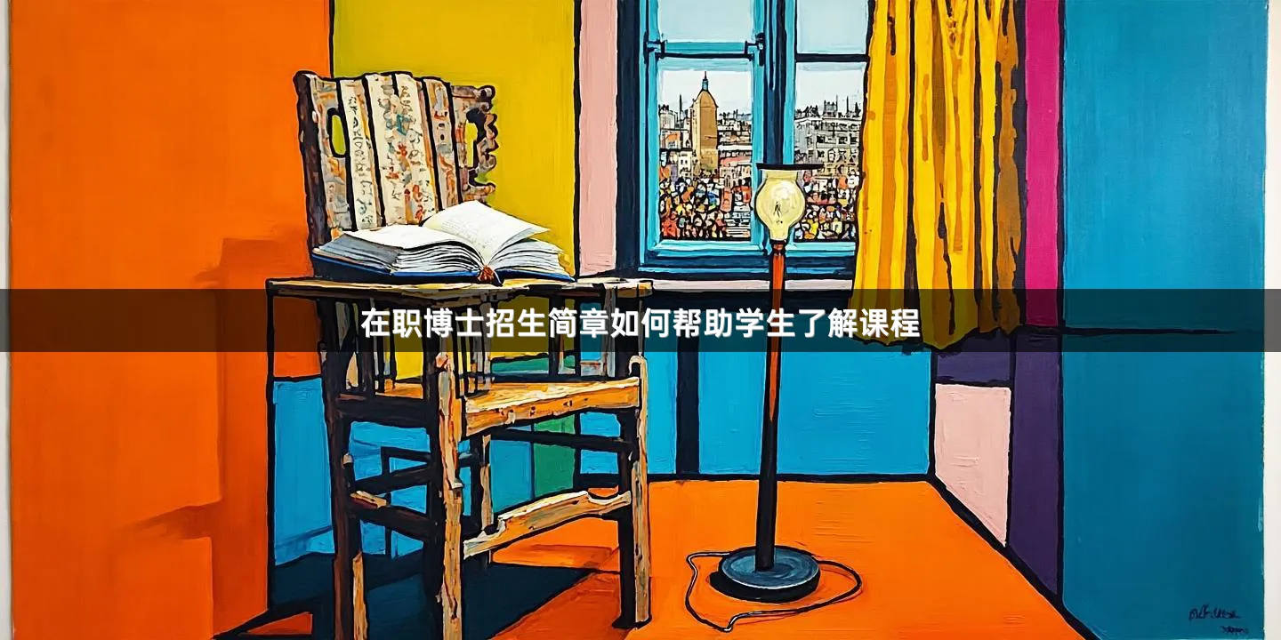 在职博士招生简章如何帮助学生了解课程