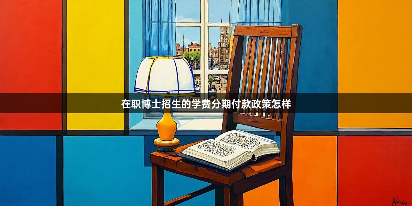 在职博士招生的学费分期付款政策怎样