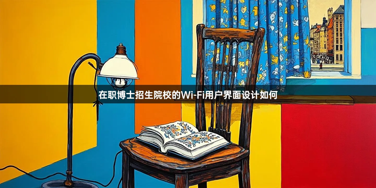 在职博士招生院校的Wi-Fi用户界面设计如何