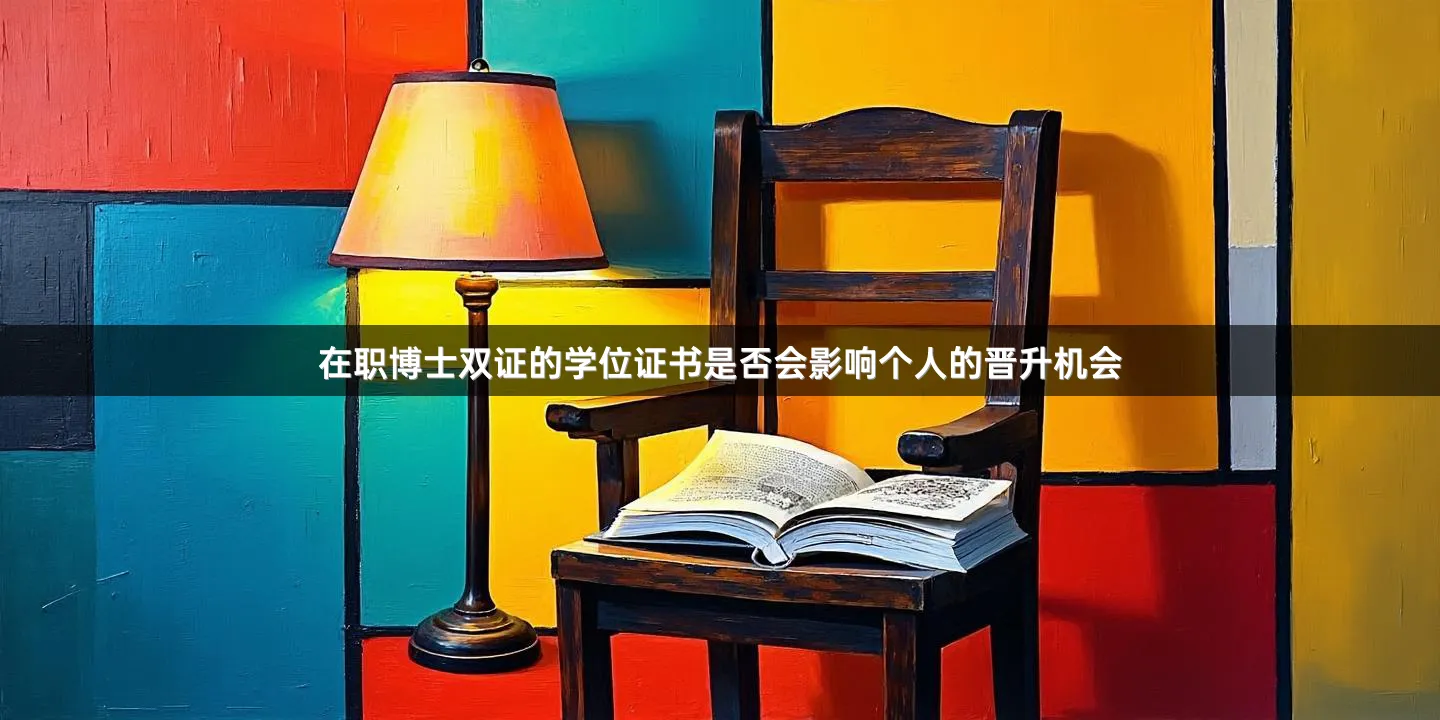 在职博士双证的学位证书是否会影响个人的晋升机会