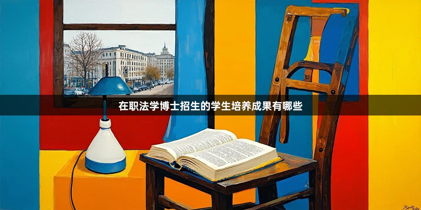 在职法学博士招生的学生培养成果有哪些