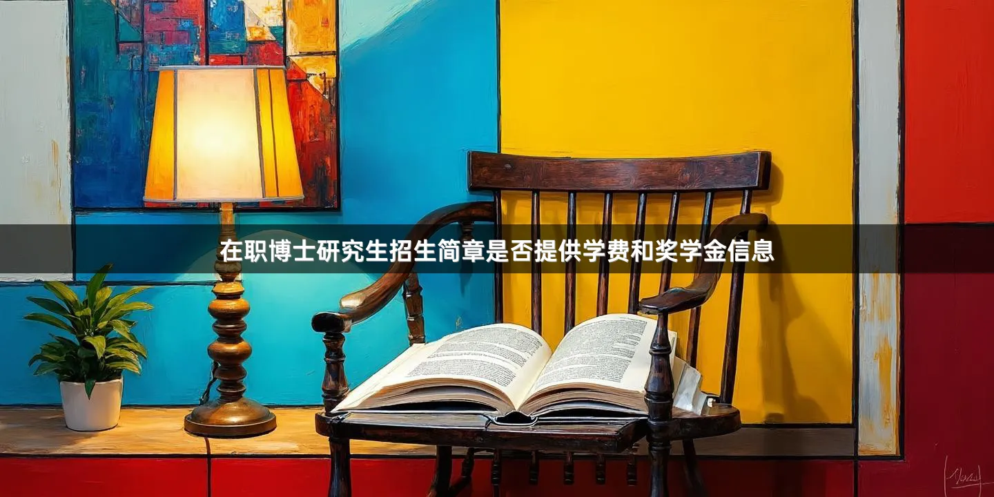在职博士研究生招生简章是否提供学费和奖学金信息