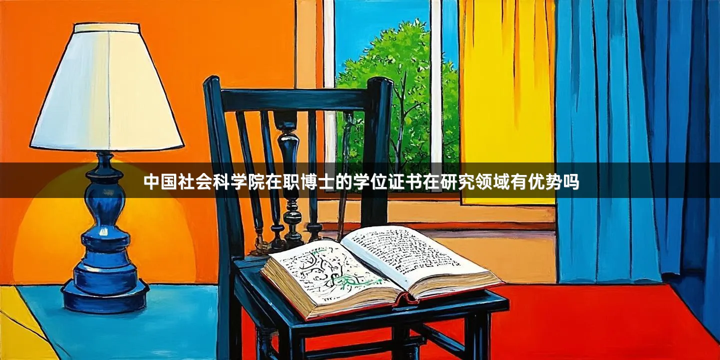 中国社会科学院在职博士的学位证书在研究领域有优势吗