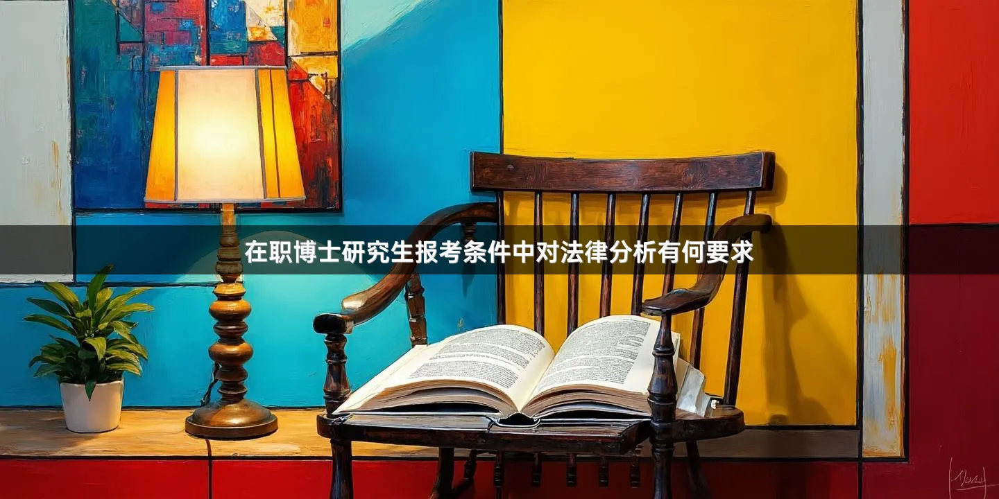 在职博士研究生报考条件中对法律分析有何要求