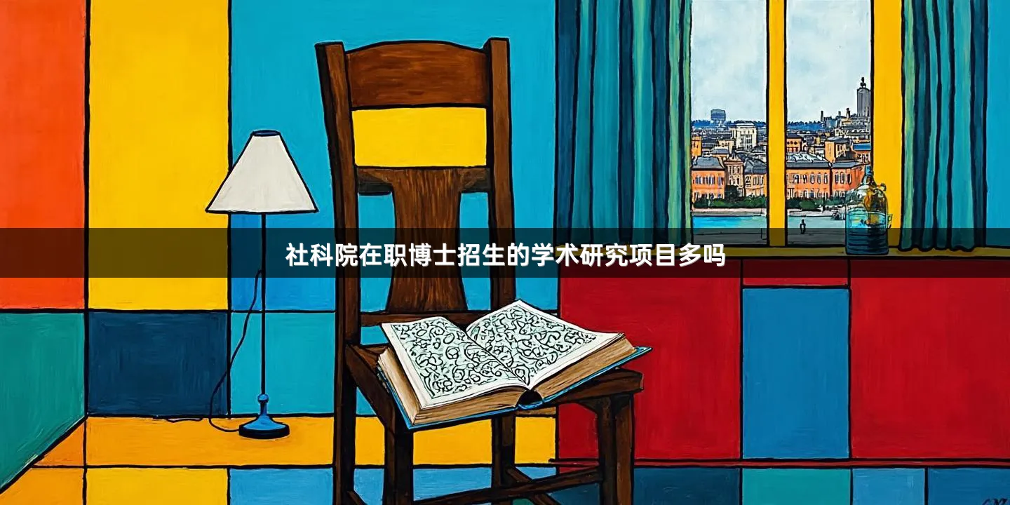 社科院在职博士招生的学术研究项目多吗
