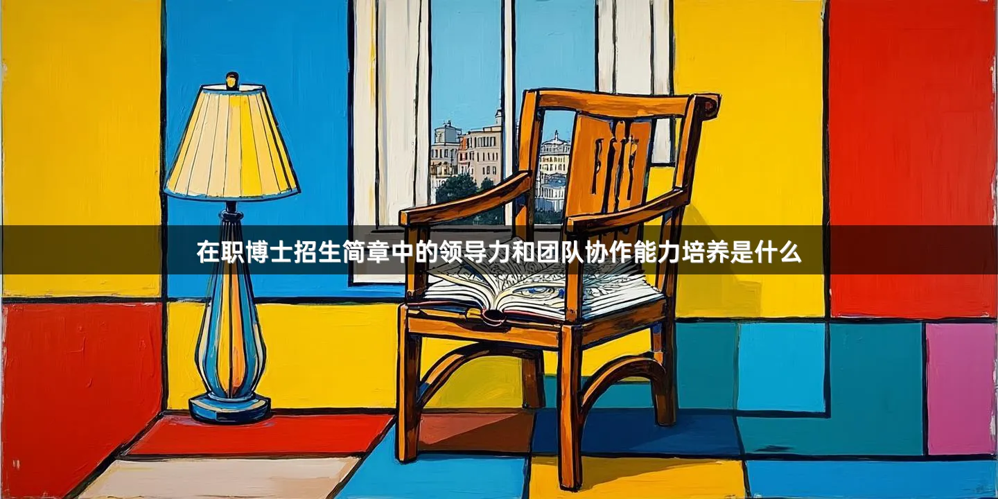 在职博士招生简章中的领导力和团队协作能力培养是什么