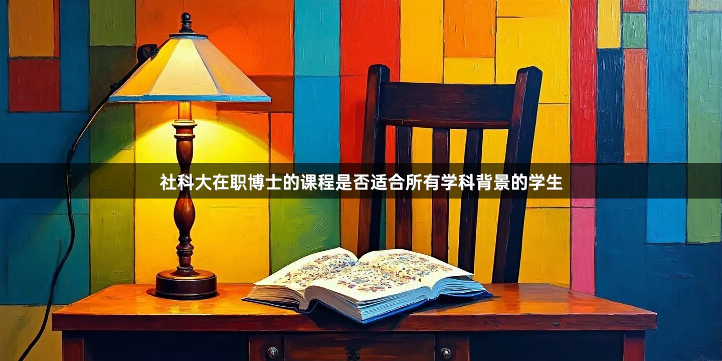 社科大在职博士的课程是否适合所有学科背景的学生