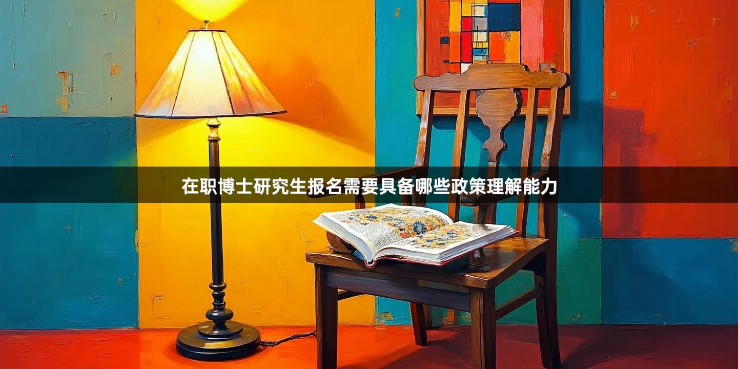 在职博士研究生报名需要具备哪些政策理解能力