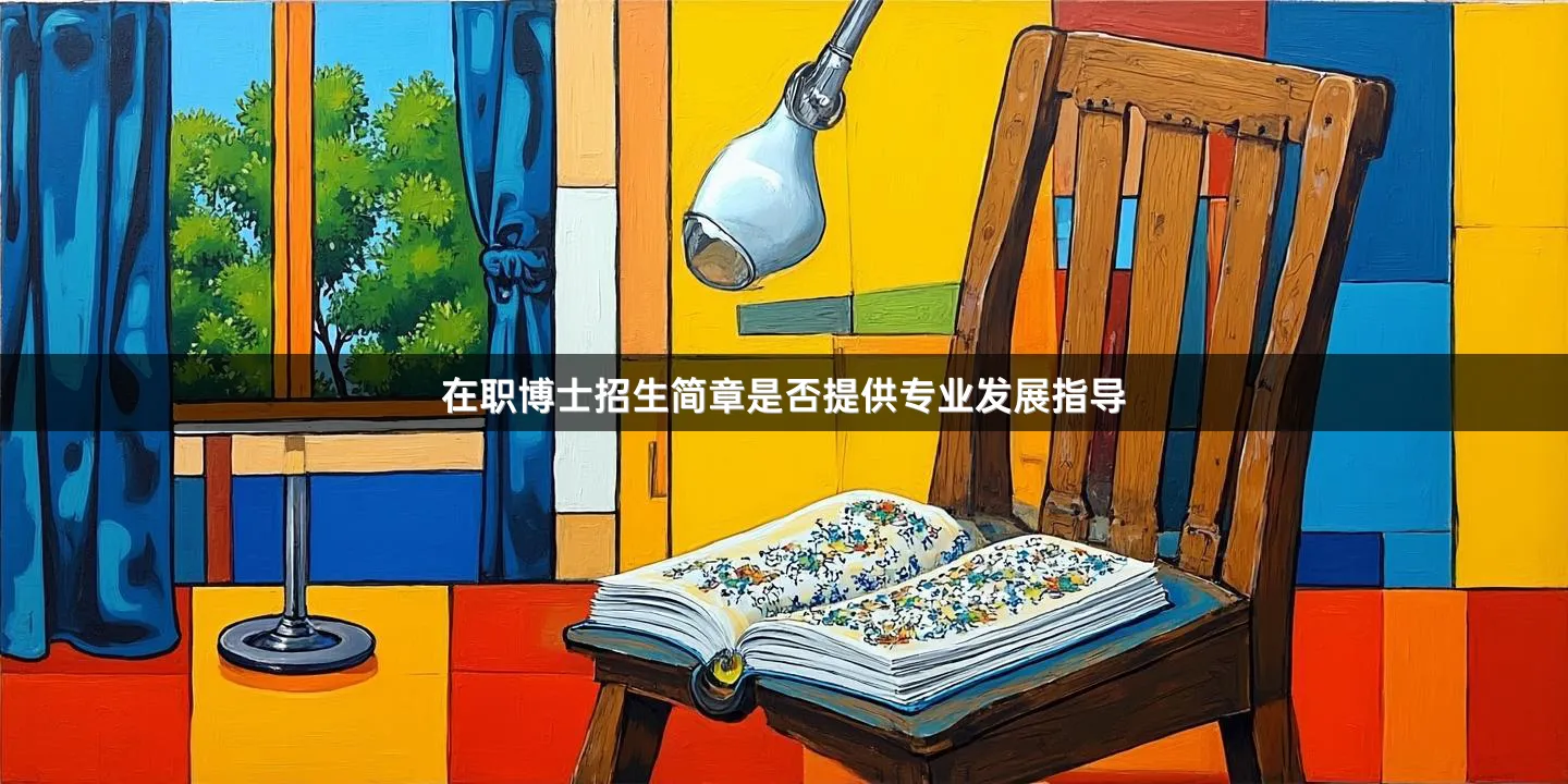 在职博士招生简章是否提供专业发展指导