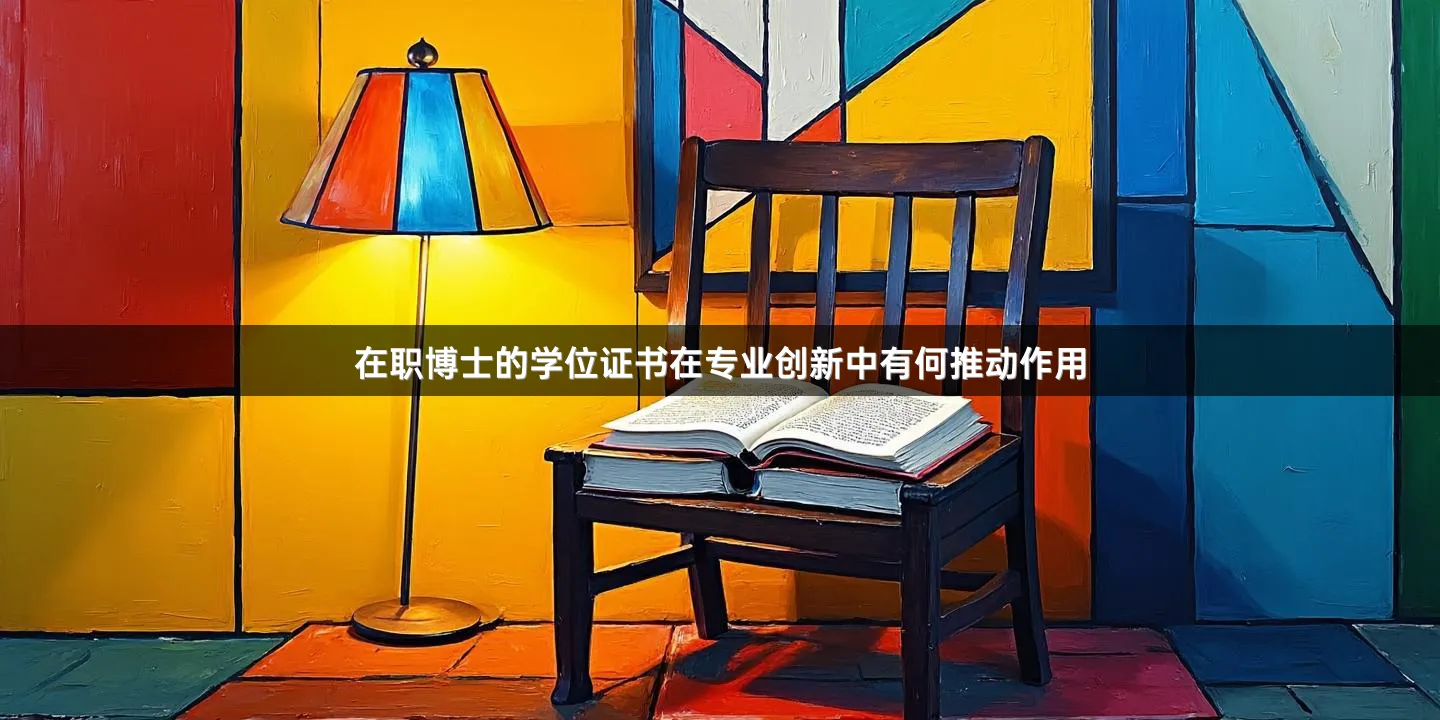 在职博士的学位证书在专业创新中有何推动作用