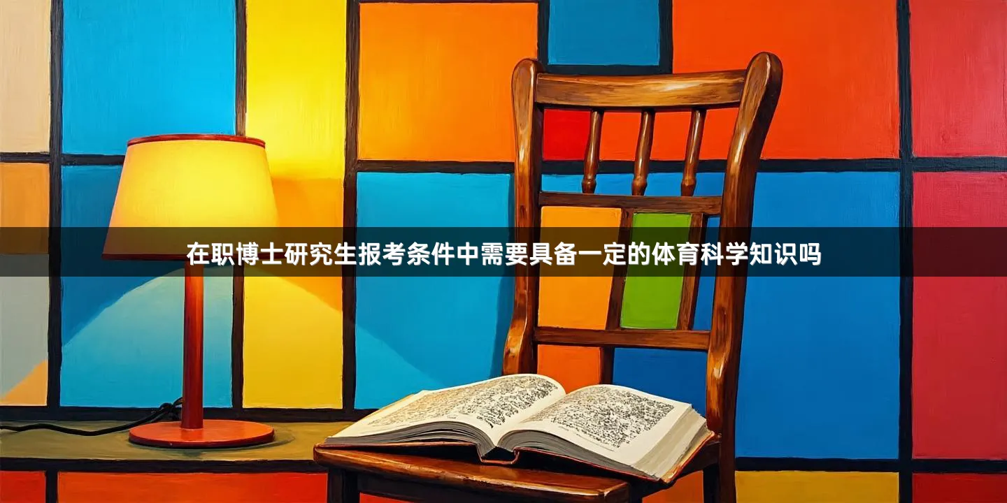 在职博士研究生报考条件中需要具备一定的体育科学知识吗