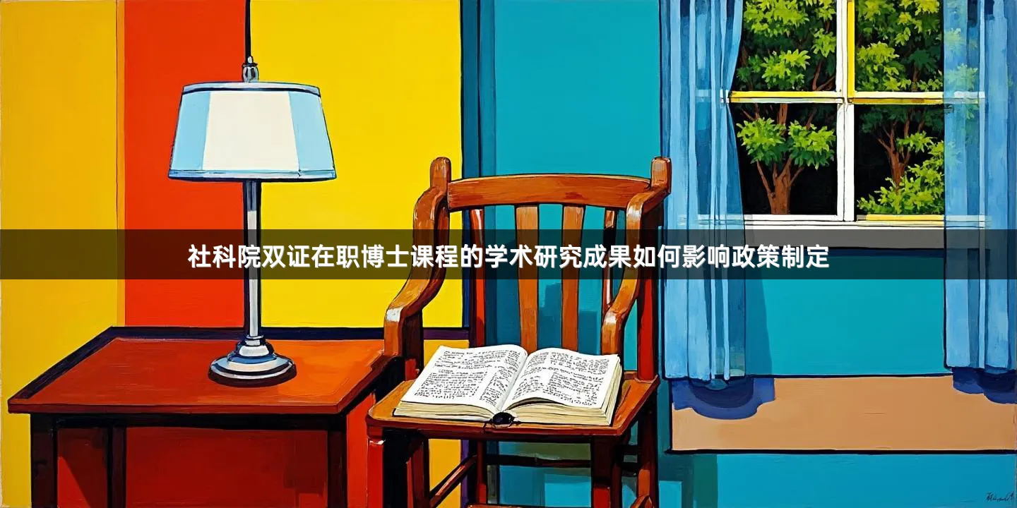 社科院双证在职博士课程的学术研究成果如何影响政策制定