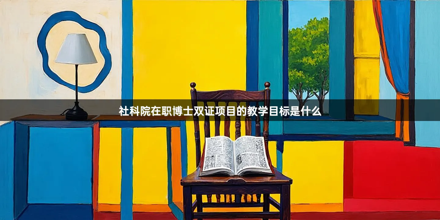 社科院在职博士双证项目的教学目标是什么