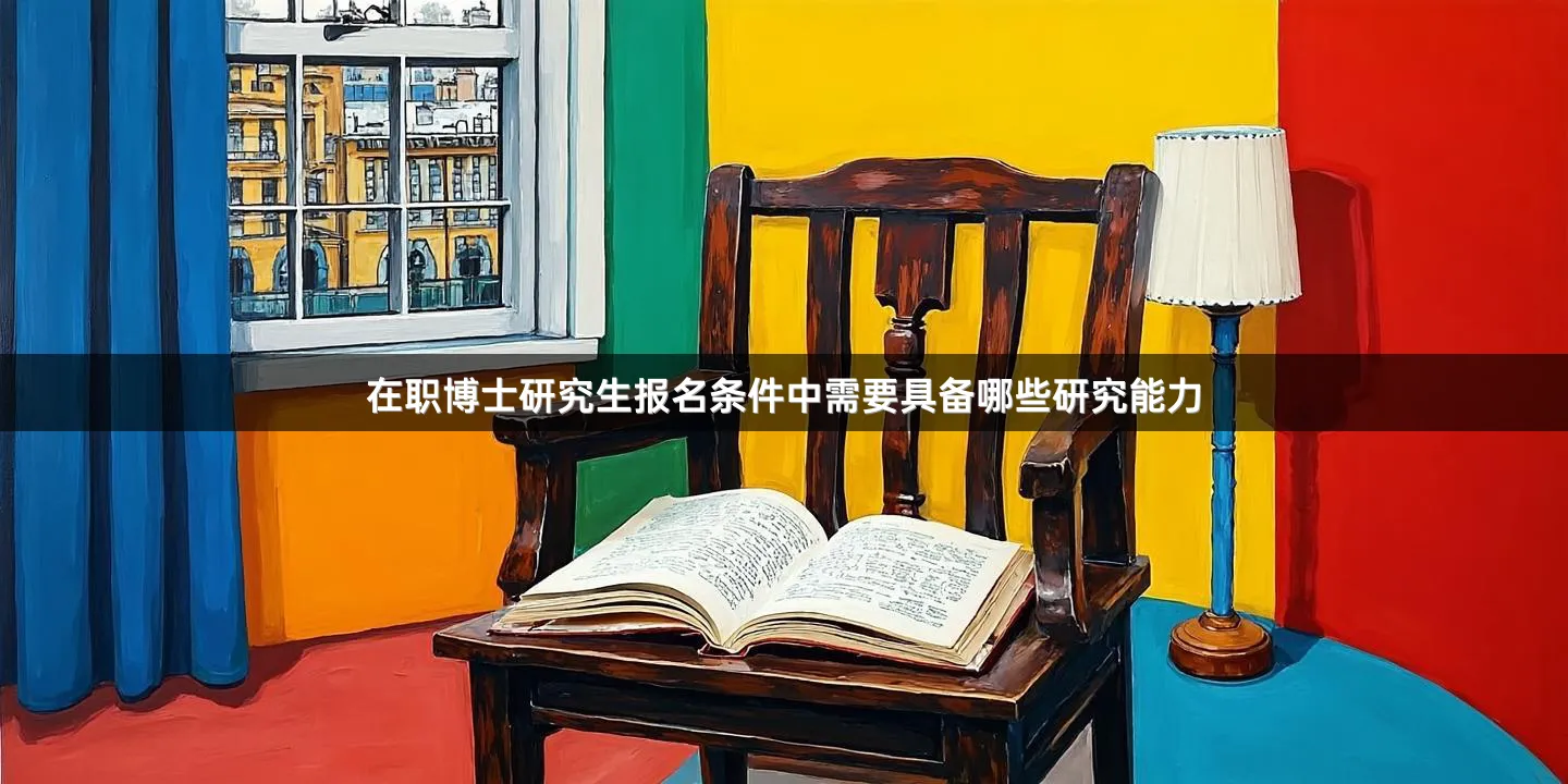 在职博士研究生报名条件中需要具备哪些研究能力