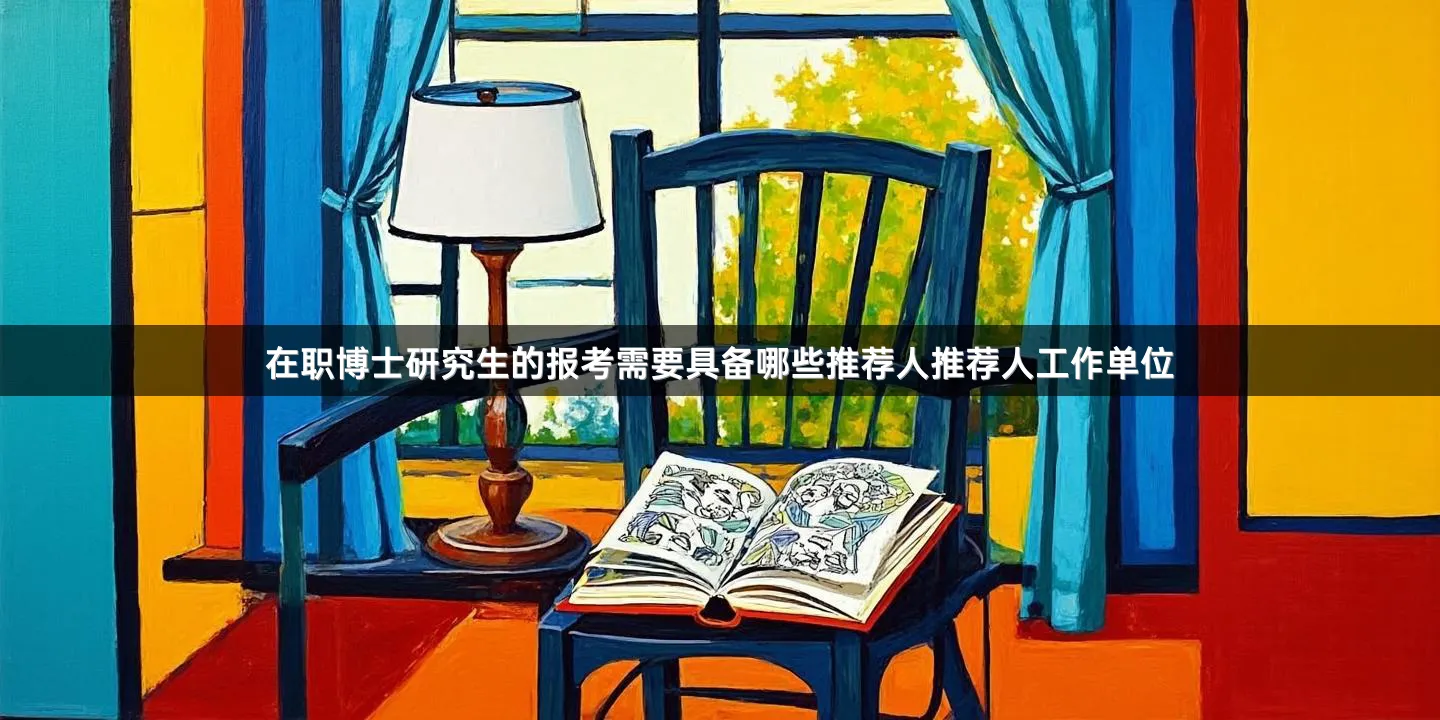 在职博士研究生的报考需要具备哪些推荐人推荐人工作单位
