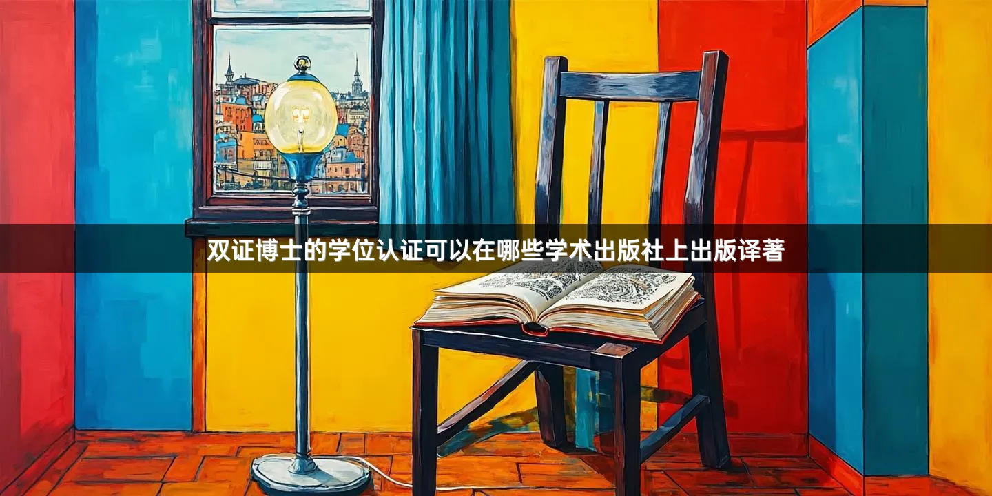 双证博士的学位认证可以在哪些学术出版社上出版译著