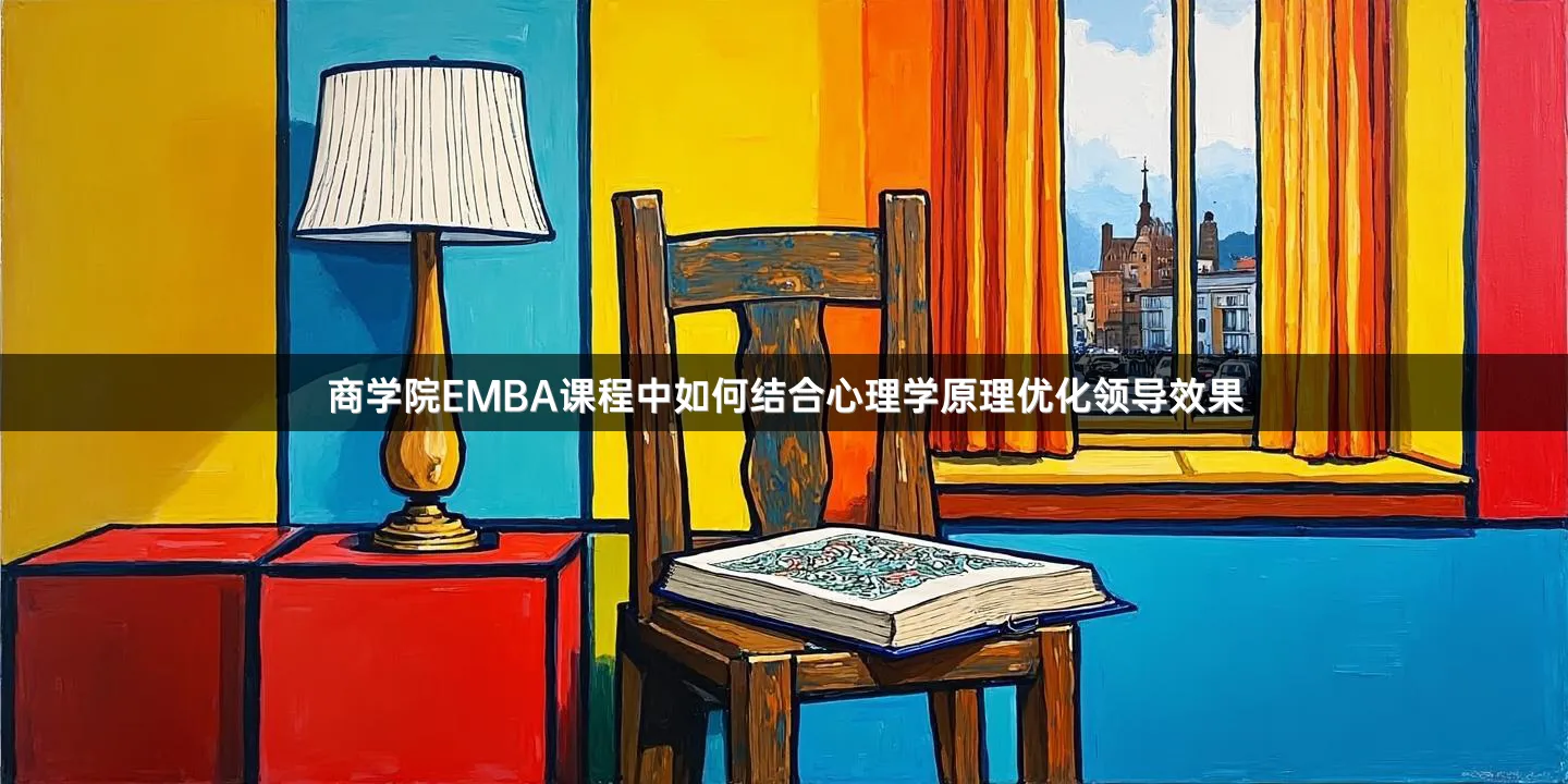 商学院EMBA课程中如何结合心理学原理优化领导效果