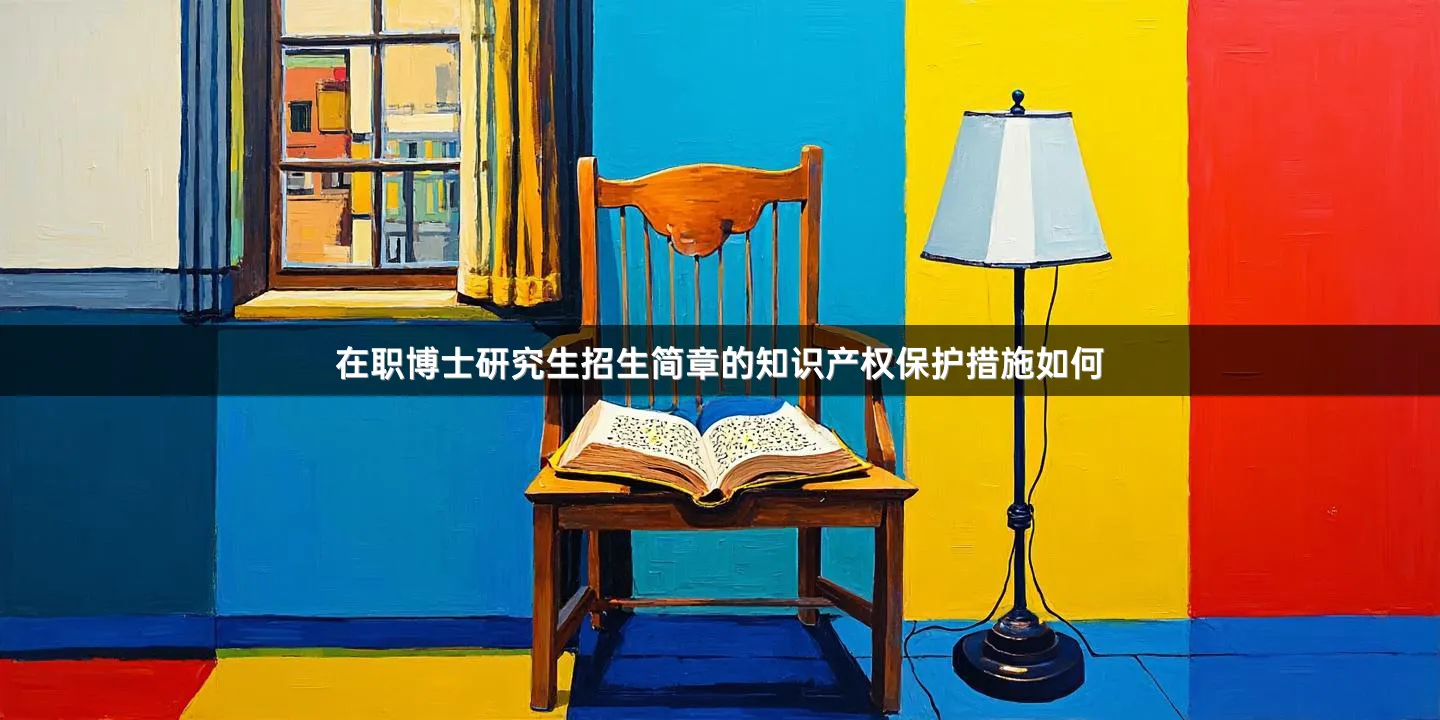 在职博士研究生招生简章的知识产权保护措施如何