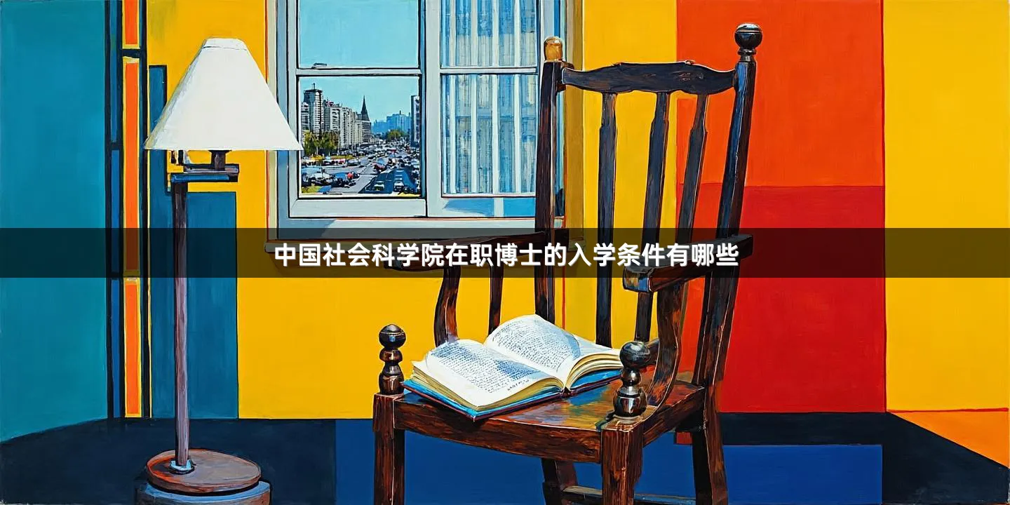 中国社会科学院在职博士的入学条件有哪些
