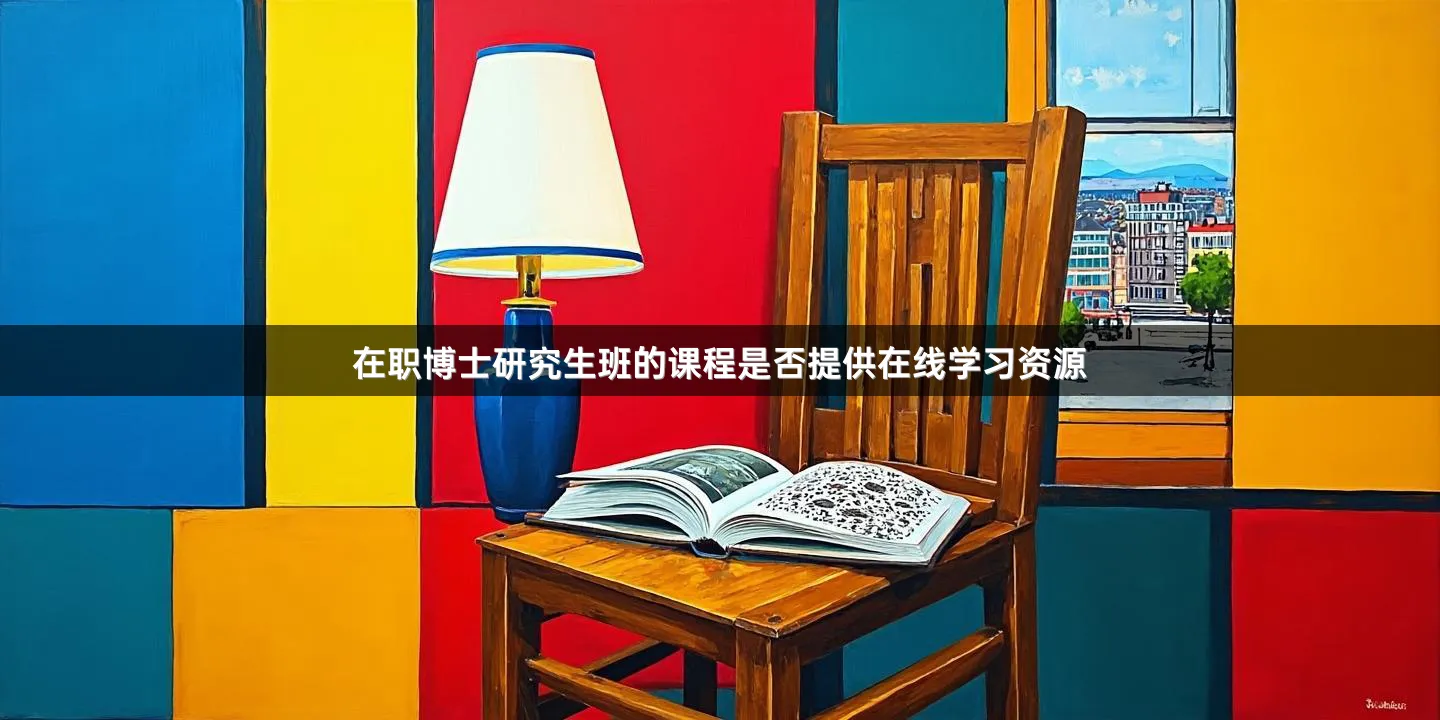 在职博士研究生班的课程是否提供在线学习资源