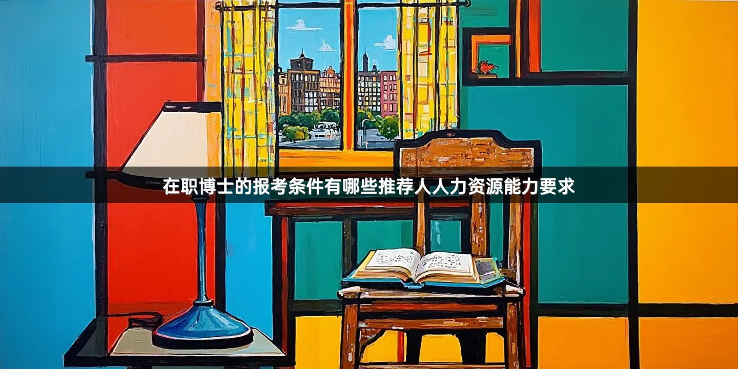 在职博士的报考条件有哪些推荐人人力资源能力要求
