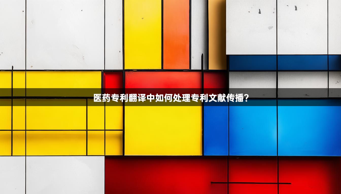 医药专利翻译中如何处理专利文献传播？