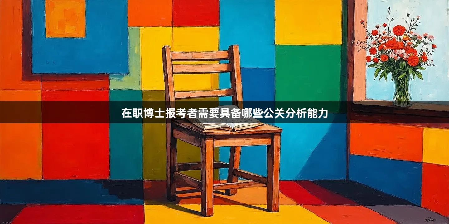 在职博士报考者需要具备哪些公关分析能力