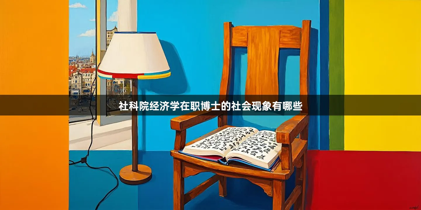 社科院经济学在职博士的社会现象有哪些
